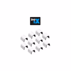 Accessoires droits blanc 5,5 x 5 mm pour gaines adhésives Cablefix INOFIX Complétez l'installation de vos gaines adhésives et ...