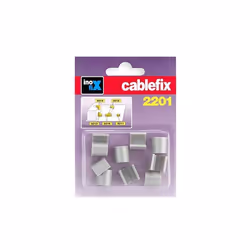 Accessoires droits 8 x 7 mm pour gaines adhésives Cablefix INOFIX Complétez l'installation de vos gaines adhésives et flexibl ...