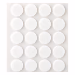Pack de 20 patins en feutre blanc synthetiques adhesifs diametre 17mm plasfix inofix. . . . Indice de Protection IP : IP20 Co ...