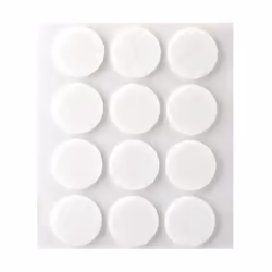 Pack de 12 patins en feutre blanc synthetiques adhesifs diametre 22mm plasfix inofix. . . . Indice de Protection IP : IP20 Co ...
