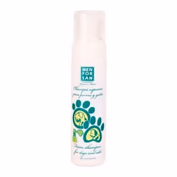Menforsan Aloe Vera Foam, Chien, Shampoing, Non-professionnel, Fraise, Hydratant, Purifiant, Réparation, 200 ml