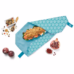 Roll'eat Boc’n’Roll Tiles Green Sac repas Polyuréthane thermoplastique (TPU), Polyester Vert, Blanc