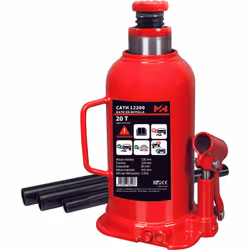 Le Metalworks CATH12030 Bottle Jack est un vérin hydraulique robuste , stable et résistant à l’inclinaison grâce à sa base et ...