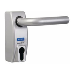 Béquille débrayable revers condamnable par clé TESA - Argent - MMODMBSCGR