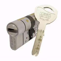 Cylindre haute sûreté T70 débrayable 2E 40x40 N - TESA - T75D4040N