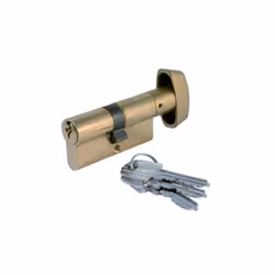 Cylindre à bouton laiton TE5 TESA 70mm - 30x40Bmm - 503B4030L