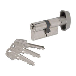 Cylindre à bouton nickelé TE5 TESA 90mm - B45x45mm - 503B4545N