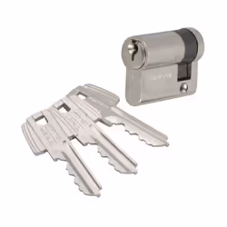 Demi cylindre TESA TE5 - 80x10mm - nickelé - 50308010N