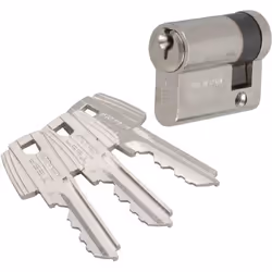Demi cylindre TESA TE5 - 30x10mm - nickelé - 50303010N