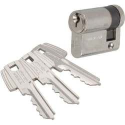 Demi cylindre TESA TE5 - 30x10mm - nickelé - 50303010N