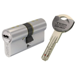 Cylindre de Sureté TK6 3 clés incopiables double brevet Nickelé 30X30 - AK6353030N