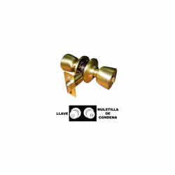 Le TESA KNOBS KEY CONDENA SERIES TULIPA 3500-UO-MATTE BRASS 60/70 est un bouton de porte élégant dans une finition en laiton  ...