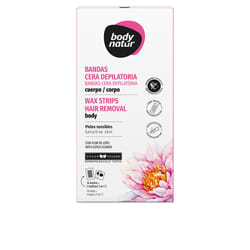 Bandes cire à épiler corps fleur de lotus 16 u