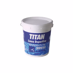 Peinture Piscine À Base D'eau Sirena Bleu Mat 4l Titan 182371004. Peinture Mat À Base D'eau Spéciale Pour Piscines En Ciment  ...