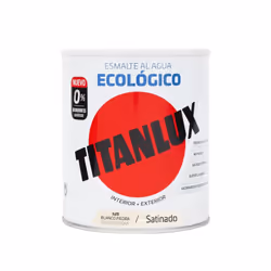 Laque écologique à base d'eau Stone White Satin Titanlux - Décore et protège en une seule couche - Avec conservateur anti-moi ...
