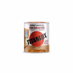 GENERIQUE - Vernis Synthetique Decoration Acajou Brillant 750ml Titanlux M10100434 - TITANLUX
