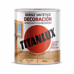 Vernis Incolore Synthetique Mat Decoration 250ml Titanlux M12100014. Vernis Alkyde Mat Haute Dureté, Basé Sur La Technologie ...
