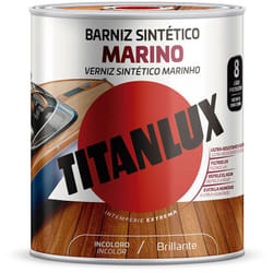Titanlux - Vernis marin synthétique incolore brillant 0,750L M13100034 - Finition brillante - Couleur transparente - Usage inté