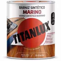 Vernis synthétique marin brillant incolore 0.250l titanlux m13100014. vernis detrès résistant toaux environnements marins. du ...