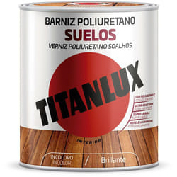 Vernis Polyuréthane Incolore Brillant Pour Sols 0,750l Titanlux M16100034. Titanlux