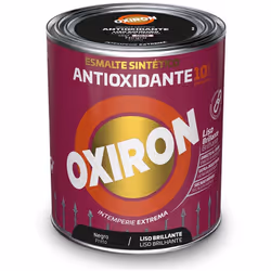 Émail Antirouille Synthétique Métallique Oxiron Lisse Noir Brillant 250ml Titan 5809080 Émail Antirouille À Séchage Rapide Po ...