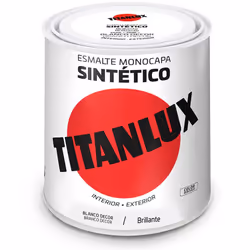 Émail Synthétique Monocouche Blanc Avec Décor Brillant 250ml Titanlux 5809018 Émail Synthétique Monocouche Basé Sur La Techno ...