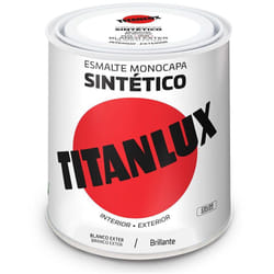 Titanlux - mail Synthétique Monocouche Blanc Brillant Pour Extérieurs 566e 250ml 5809021