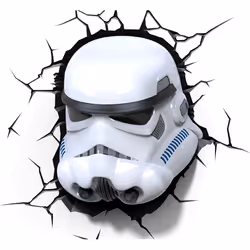 Eurobric 2000 Stormtrooper, Noir, Blanc, Ampoule(s) non remplaçable(s), LED, Bleu, Batterie, AA