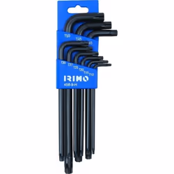 Clé hexagonale Irimo; T10-T50; 9 unités