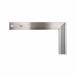 IRIMO - Équerre 200 mm Caractéristiques principales de ce produit : Échelle en mm. Lame en acier inoxydable. Poignée en alumi ...