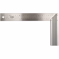 Carré 300mm 991-300-1 Irimo. Échelle En Mm. Tôle D'acier Inoxydable. Manche En Aluminium. Trou Pour Accrocher.