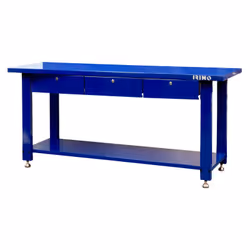 IRIMO - Établi en acier usage intensif avec 4 pieds robuste - 1800 X 640mm Caractéristiques principales de ce produit : Établ ...