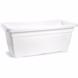 Jardinière 100 x 47,5 x 35,9 cm blanche. -Fabriqué en plastique de haute qualité. -Nettoyage facile. -Idéal pour vos plantes ...