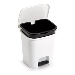 Plasticforte - smart pedal bin 7,5 l whi