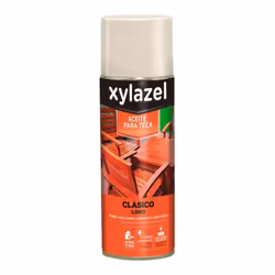 Xylazel Huile de Teck Spray Miel 0,400 L Huile de Teck en spray de 0,400 L Fabriqué avec un mélange d'huiles et de résines na ...