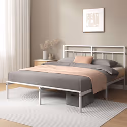 Élégance moderne et fonctionnalité Transformez votre chambre avec ce cadre de lit, une fusion parfaite entre style moderne et ...