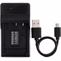 Chargeur USB - Sony - NP-BG1 - 5V - Compatible avec Cyber-Shot - Compact et léger