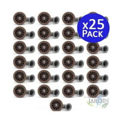 Hunter - Lot de 25 Buse réglable 8A pour tuyères d'arrosage, portée 2,4 mètres, angle réglable