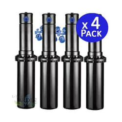 Lot de 4 Arroseur Hunter PGP-04 Ultra 3/4'' arroseur turbine d'arrosage, portée 4,9 à 14 m, angle réglable