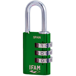 Ifam - col COMBI30 Cadenas Vert 30mm Noeud 5mm à Combinaison