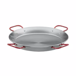 Poêle à Paella Lacor Classic en Acier 4 Poignées Fabriqué en acier de haute qualité. Garantie maximale en termes de résistanc ...