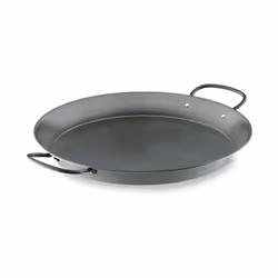 LACOR Poêle à Paella en Acier au Carbone , Antiadhésive [28 cm - 3 portions] Poêle à paella en acier au carbone de haute qual ...