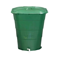Réservoir d'eau en polypropylène 200 l. Recuperateur d Eau 70x70x80 cm avec robinet, vert