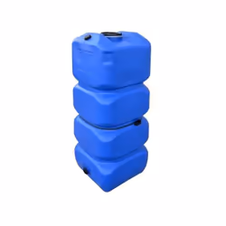 Réservoir d'eau potable Réservoir d'eau potable carré 1000 litres Schütz, 78x78x195 cm, recommandé pour une utilisation en ex ...