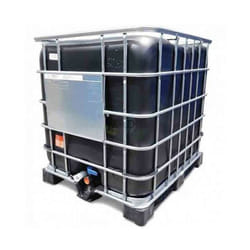 Récupérateur Eau de Pluie Noir Anti-UV Graf ibc, cuve 1000 litres, réservoir Eau de Pluie, 120x100x116 cm