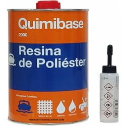No Brand - Kit de réparation en Résine Polyester 1 kg + catalyseur peroxyde