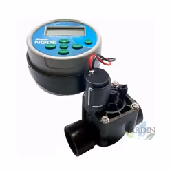 Kit de programmateur d'irrigation à piles NODE100 Hunter, électrovanne PGV100 9V 1 Programmateur d'arrosage automatique 1 sta ...