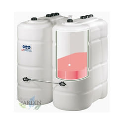 Dépôt Réservoir Essence Gazole carburant homologué 2000 litres, 220x77x170 cm
