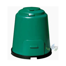 Composteur de Jardin 280 litres 80x80x89 cm, transformateur de déchets écologique, vert