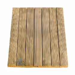 carrelage en bois droit Tuiles droites en pin. Traités avec le système d'autoclave pour les protéger de l'humidité et de la c ...